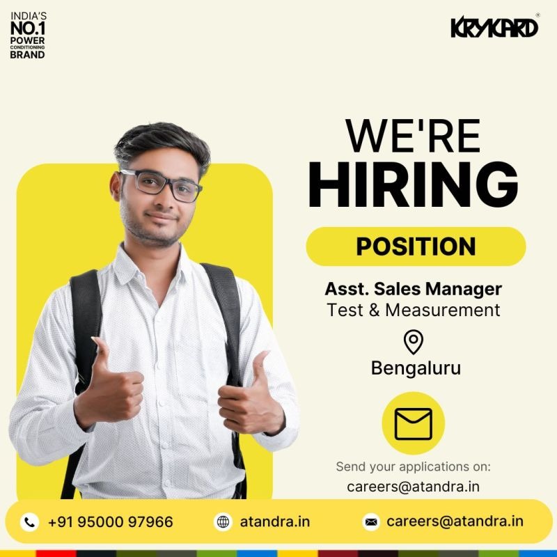 Asst. Sales Manager position