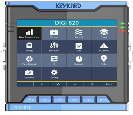 Power Quality Analyzer - KRYKARD DiGi 820 Multi Functional Meter
