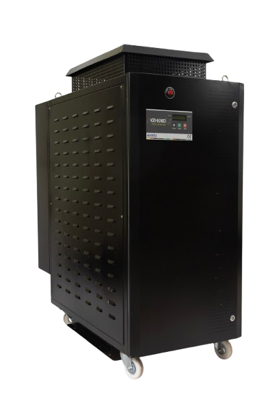 KRYKARD Industrial SVR - Rugged industrial-grade static voltage regulator designed for harsh environments and continuous operation with zero maintenance.