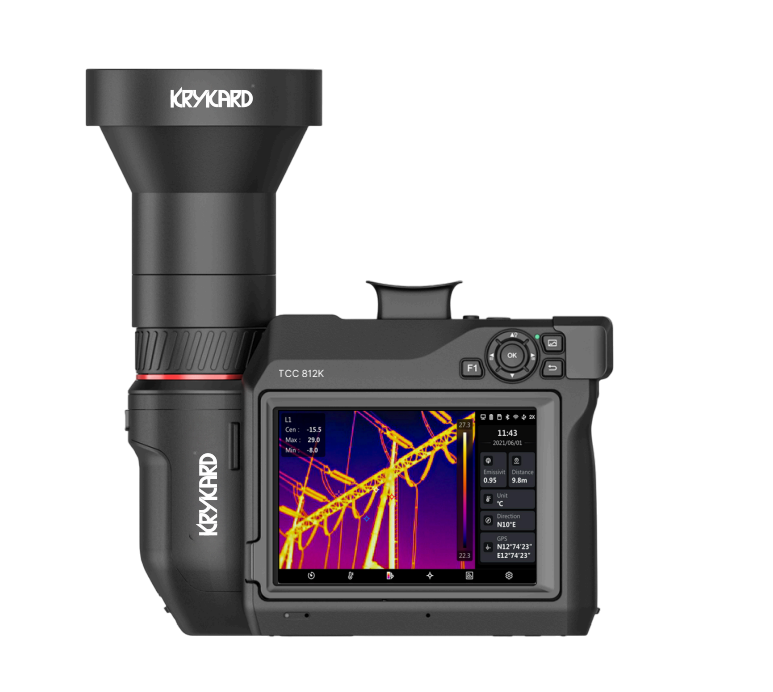 TCC 812K - KRYKARD Thermal Imager with 1280 × 1024 IR Resolution for Temperature Measurement