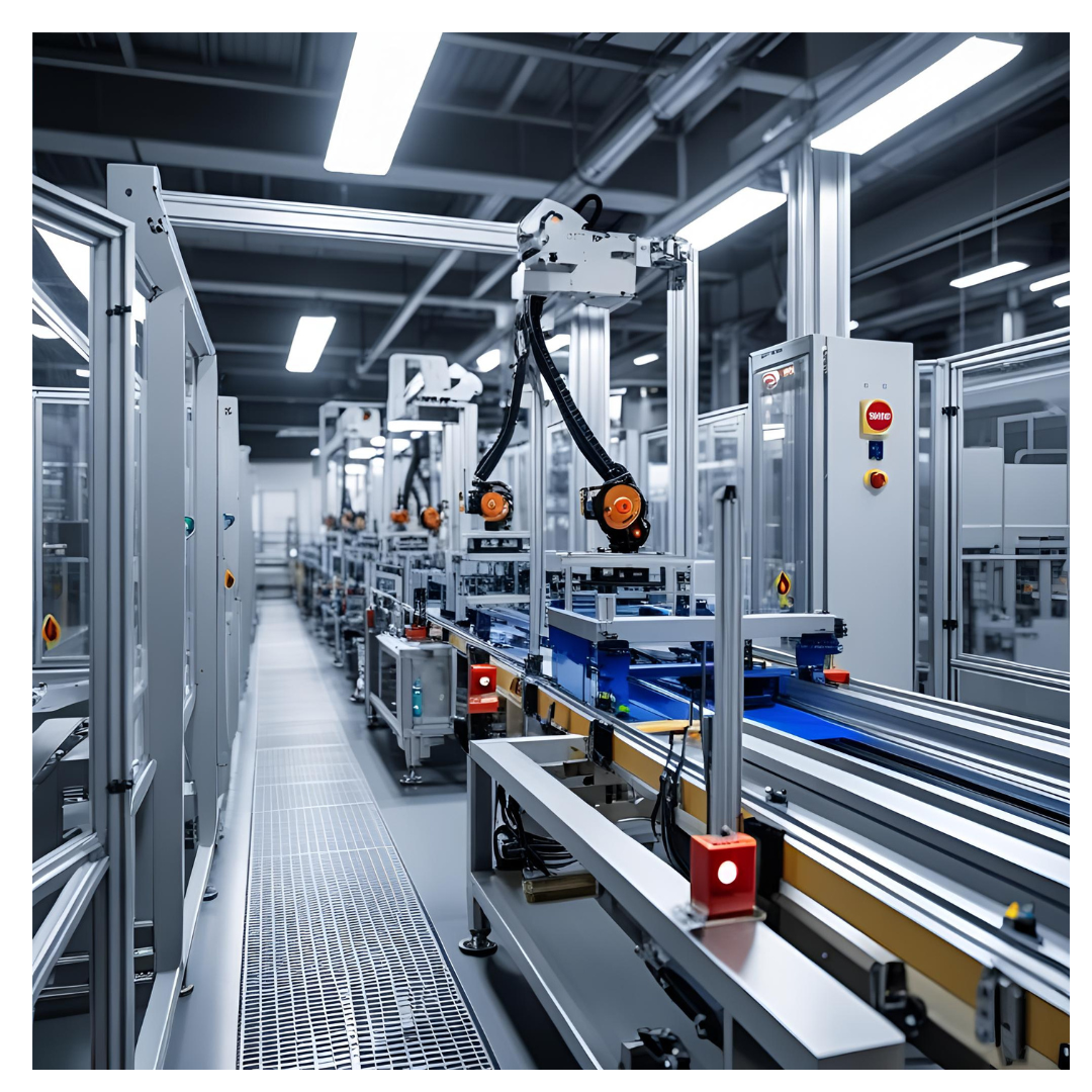 Industrial Manufacturing - KRYKARD Online UPS Application for Safeguard automated production lines, PLCs, robotic systems, and sensitive manufacturing equipment from power disturbances. Our industrial-grade UPS systems ensure consistent output, prevent production losses, and protect expensive machinery from electrical damage, maintaining operational efficiency and product quality.