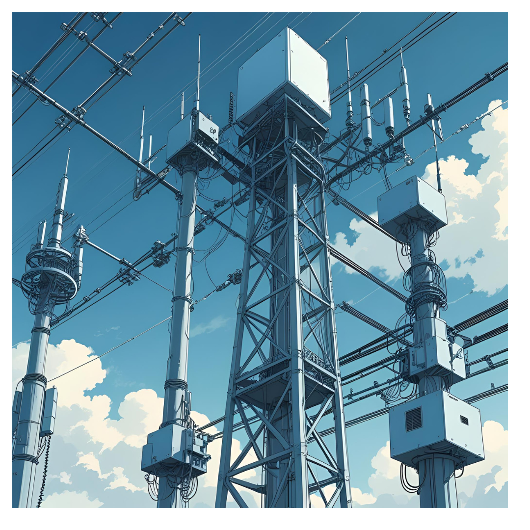 Telecommunications & Networking - KRYKARD Online UPS Application for Keep communication networks, routers, switches, telecom towers, and networking equipment operational during grid failures and power surges. Our telecom-grade UPS systems ensure continuous connectivity, prevent service interruptions, and maintain critical communication services for businesses and communities.