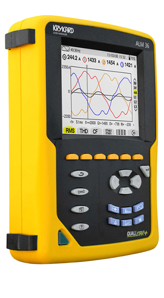 ALM 36 - 4 Channel Power Quality Analyzer - KRYKARD ALM 36 Power Quality Analyzer for Transients & Harmonics