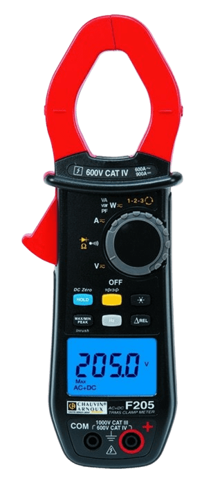 Power Clamp Meter - KRYKARD F205/F404/F604 Clamp Meter for Power & Energy