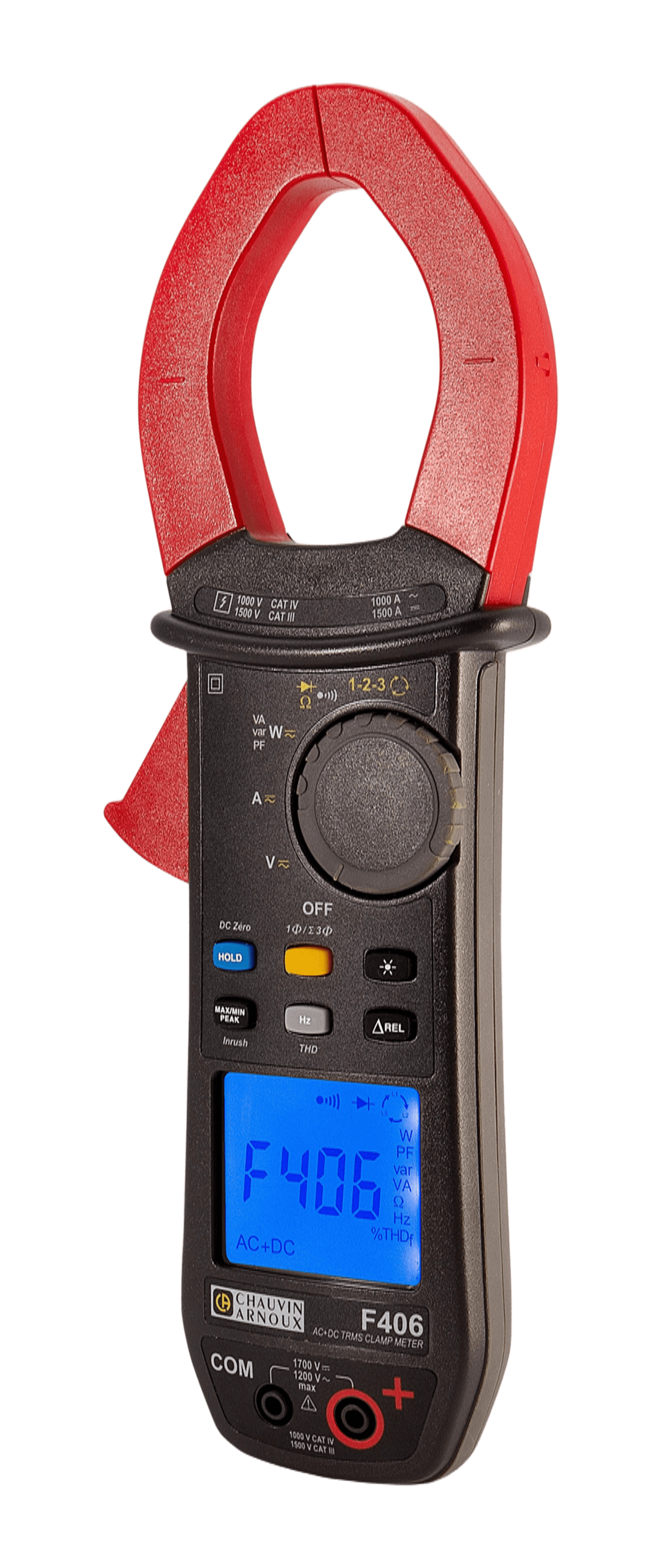 Solar Clamp Meter - KRYKARD F406/F606 Clamp Meter for Power & Energy